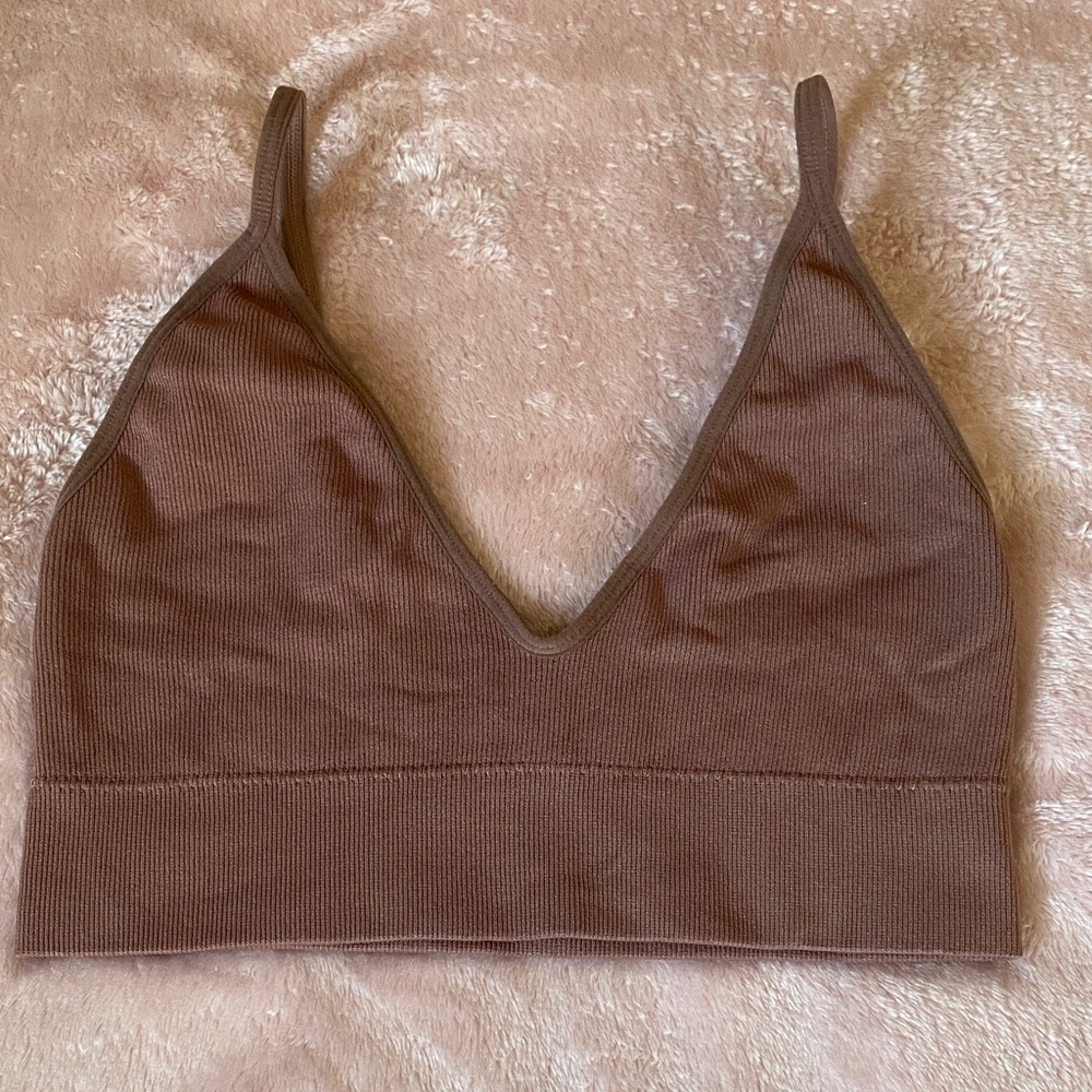 Seamless Brown Bralette